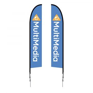 Falcon Flag Large Spike Base Double Sided Graphic Package 1 - Stickersandmore.com