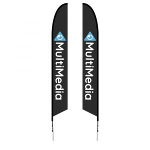 Falcon Flag X Large Spike Base Double Sided Graphic Package 1 - Stickersandmore.com