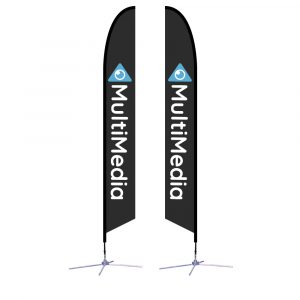 Falcon Flag X Large X Base Double Sided Graphic Package 1 - Stickersandmore.com