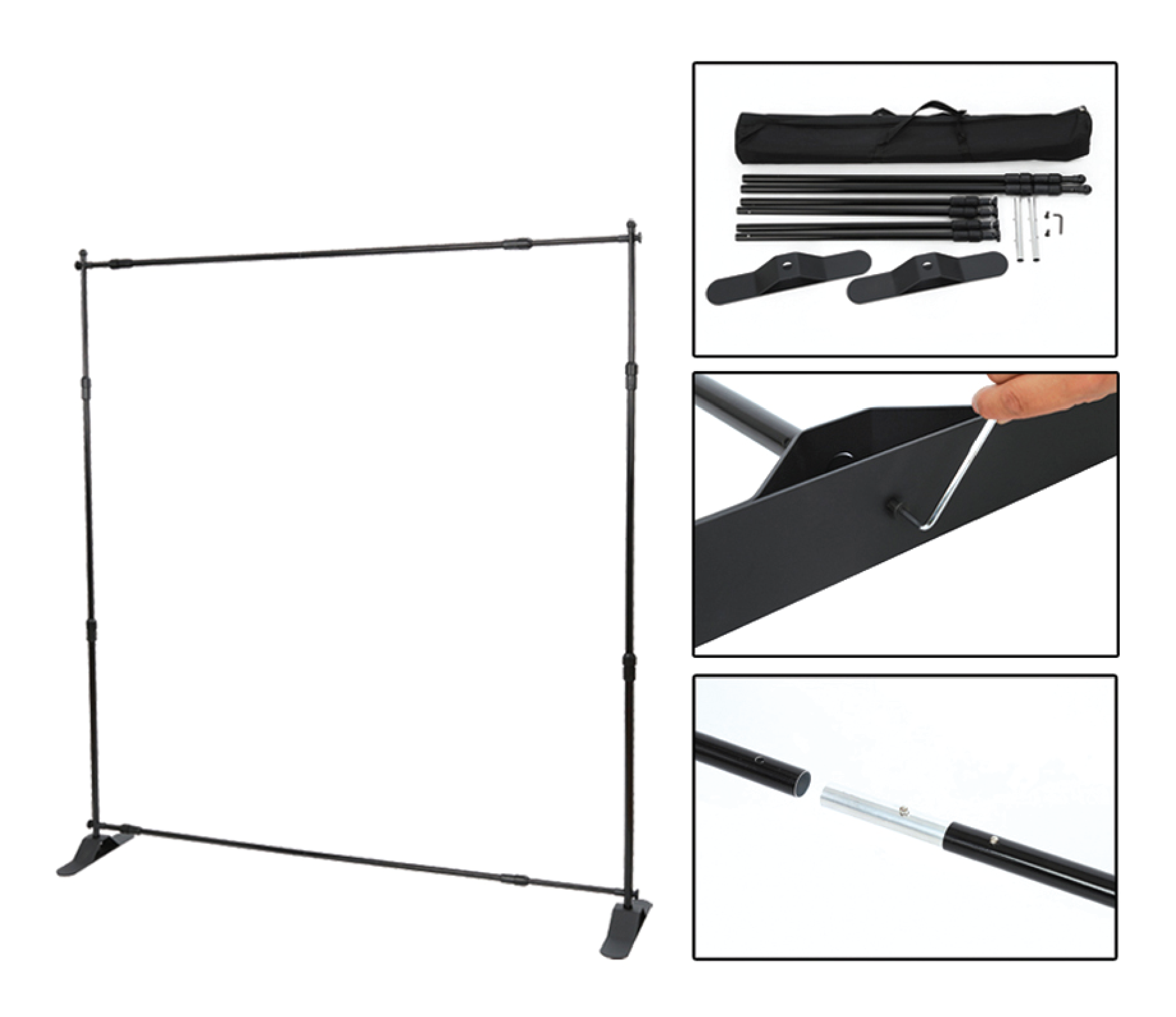 Adjustable Banner And Case - Stickersandmore.com