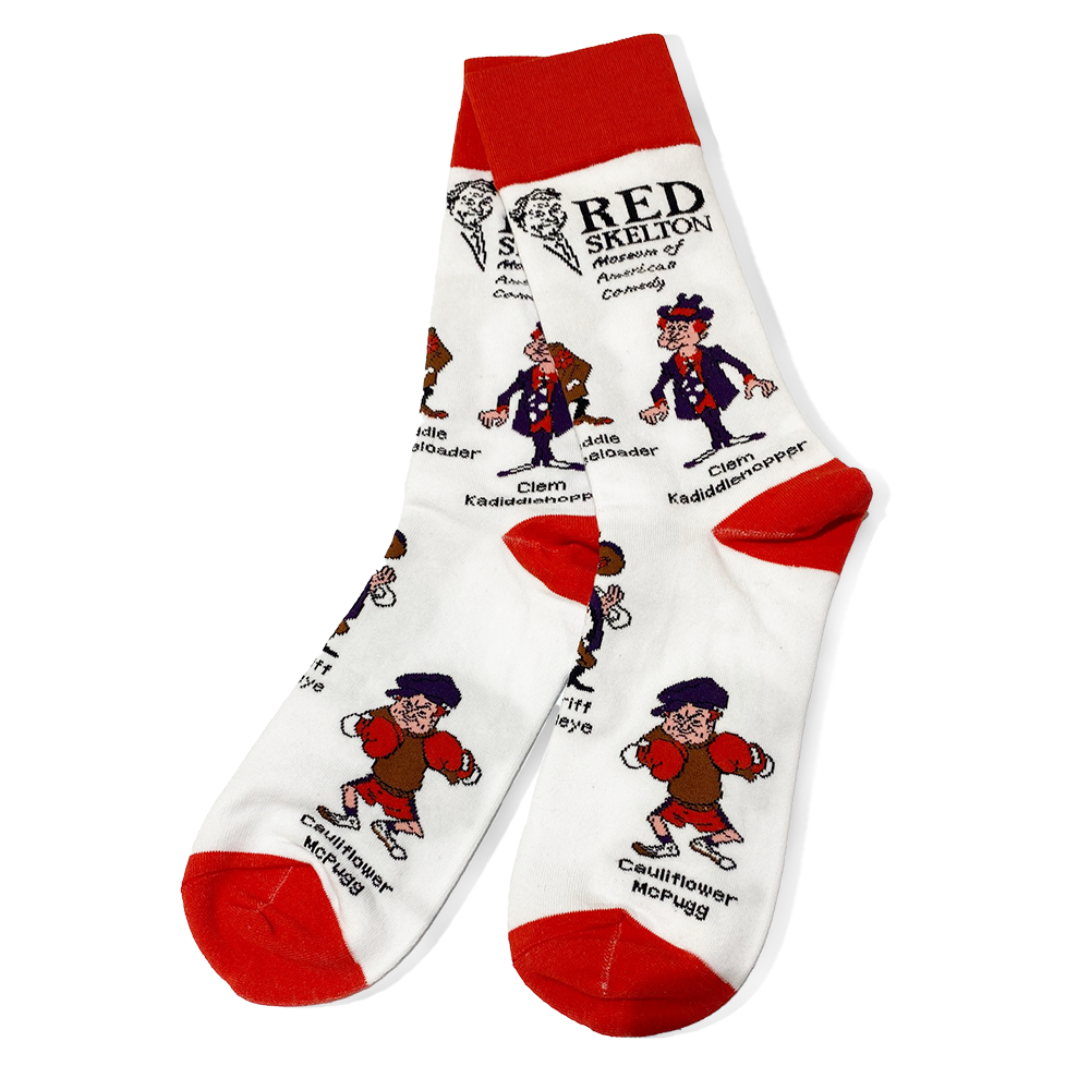 Red Skelton Socks - Stickersandmore.com